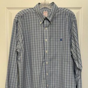 Brooks Brothers Men's Long-Sleeved Button-Down Shirt, Size XL